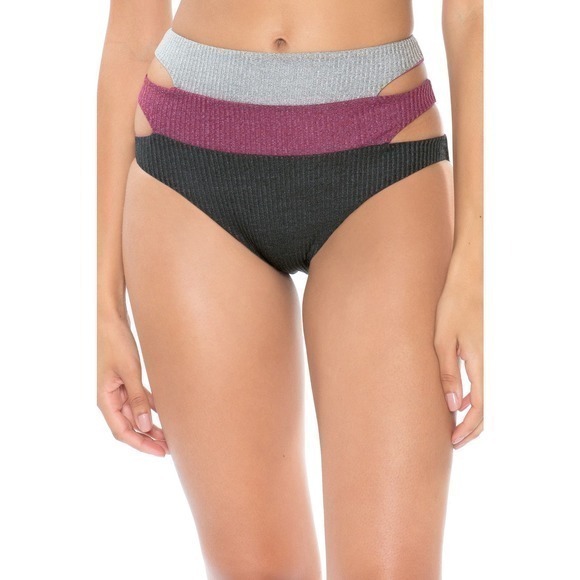 Soluna Moondust‎ 2 Piece High Waisted Bottoms and Bralette Size Large - Picture 6 of 11